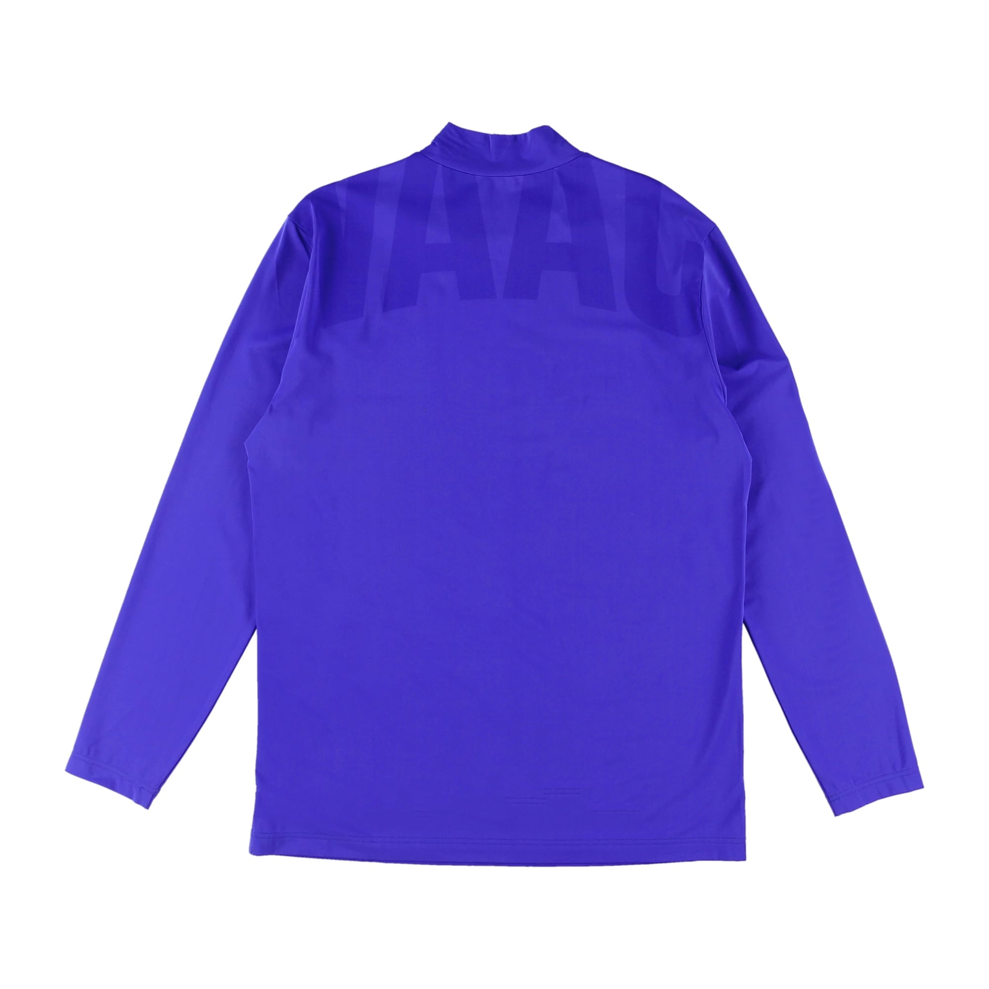 MEN CORDURAベア天竺 長袖モックネック ブルー