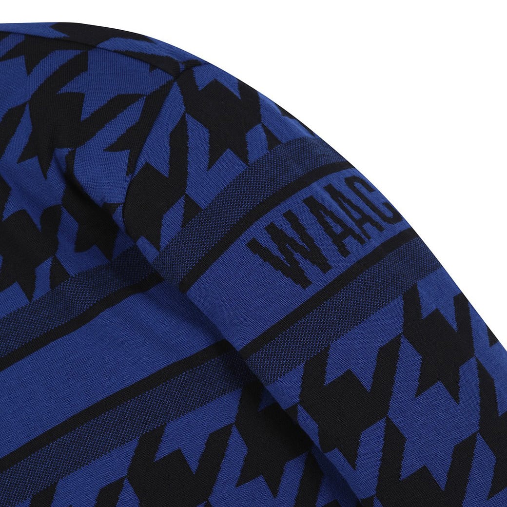 MEN ウィンターハウンズトゥース 防風タートルセーター