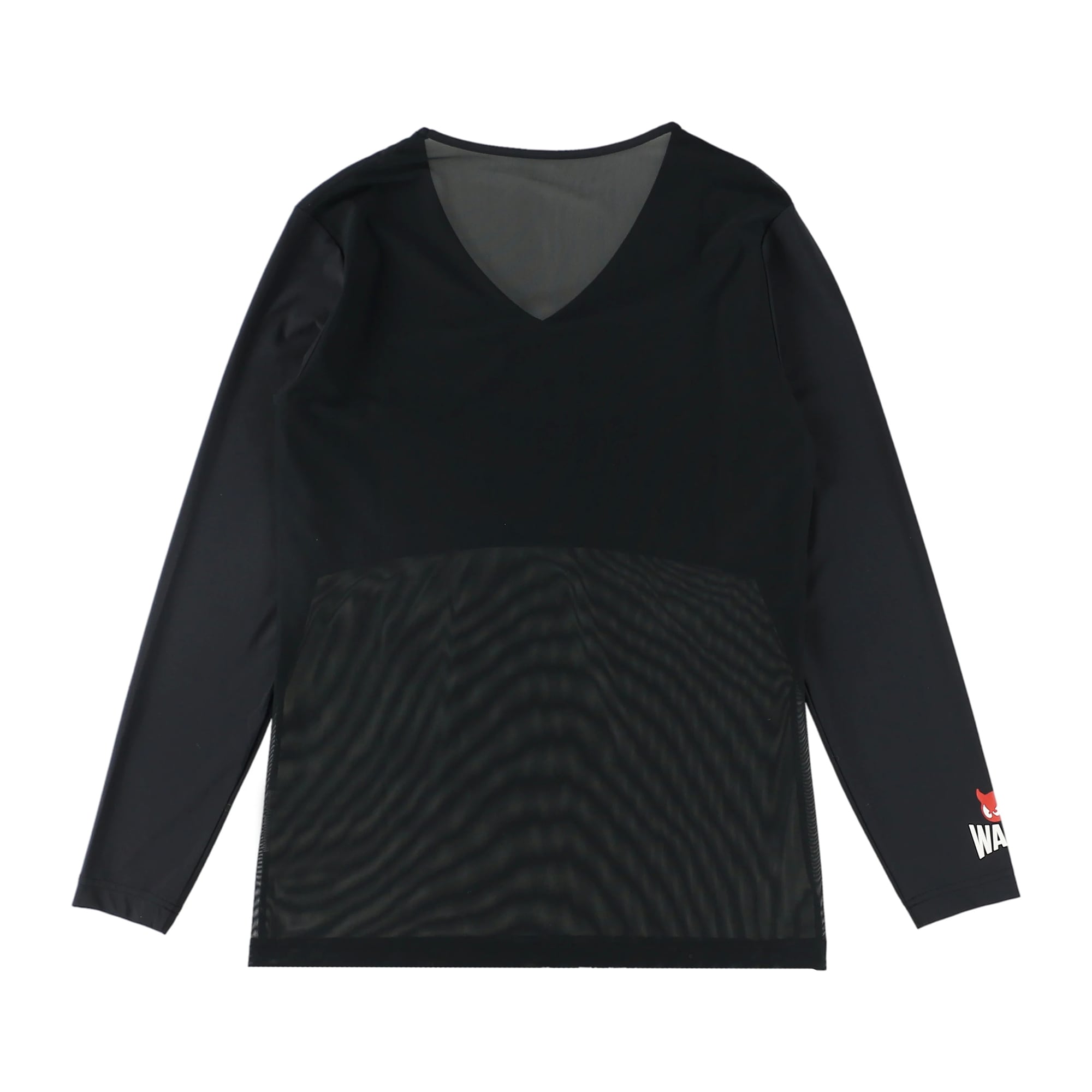 MEN ライトナイロンハイテンション 長袖インナー ブラック