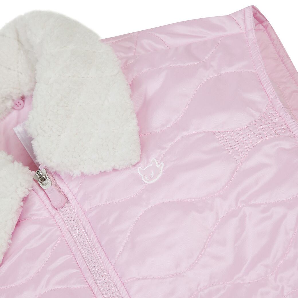 WOMEN キルティングショートベスト