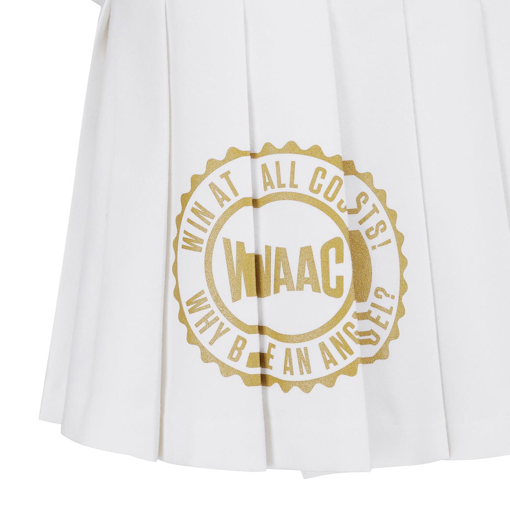 WOMEN ゴールドポイント プリーツキュロットスカート