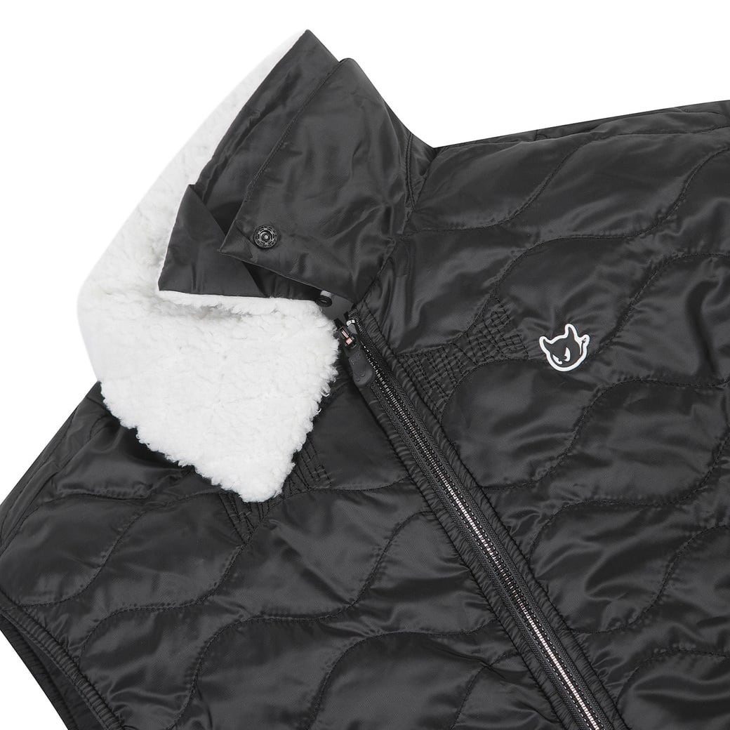 WOMEN キルティングショートベスト