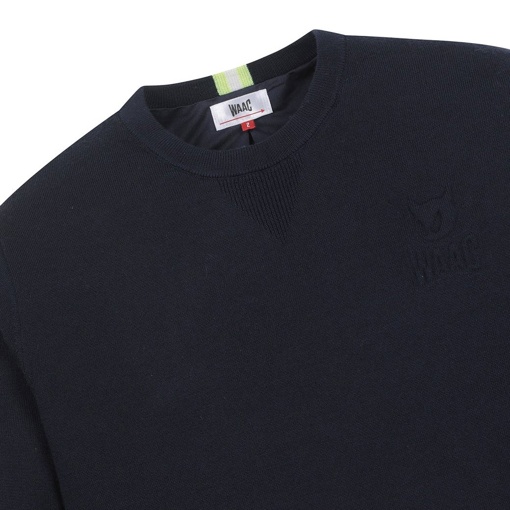 MEN エンボスソリッドセーター