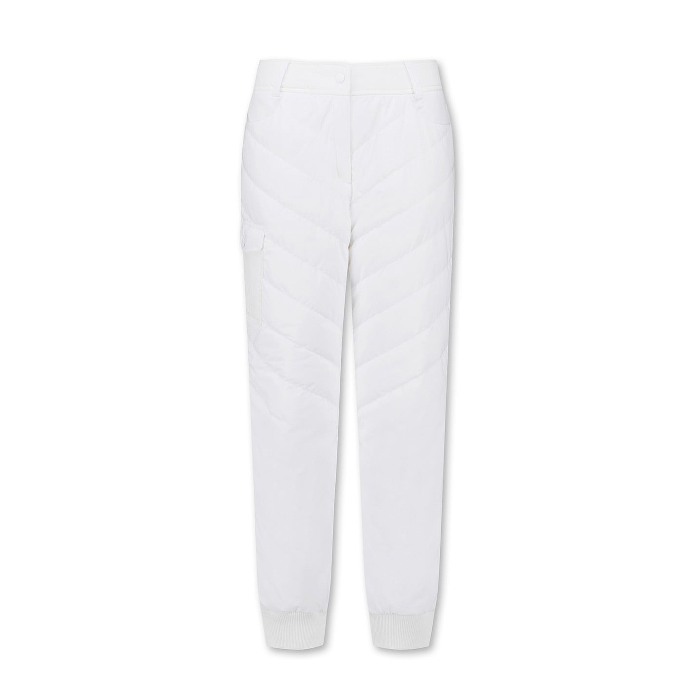 WOMEN ルーズフィットダウンジョガーパンツ