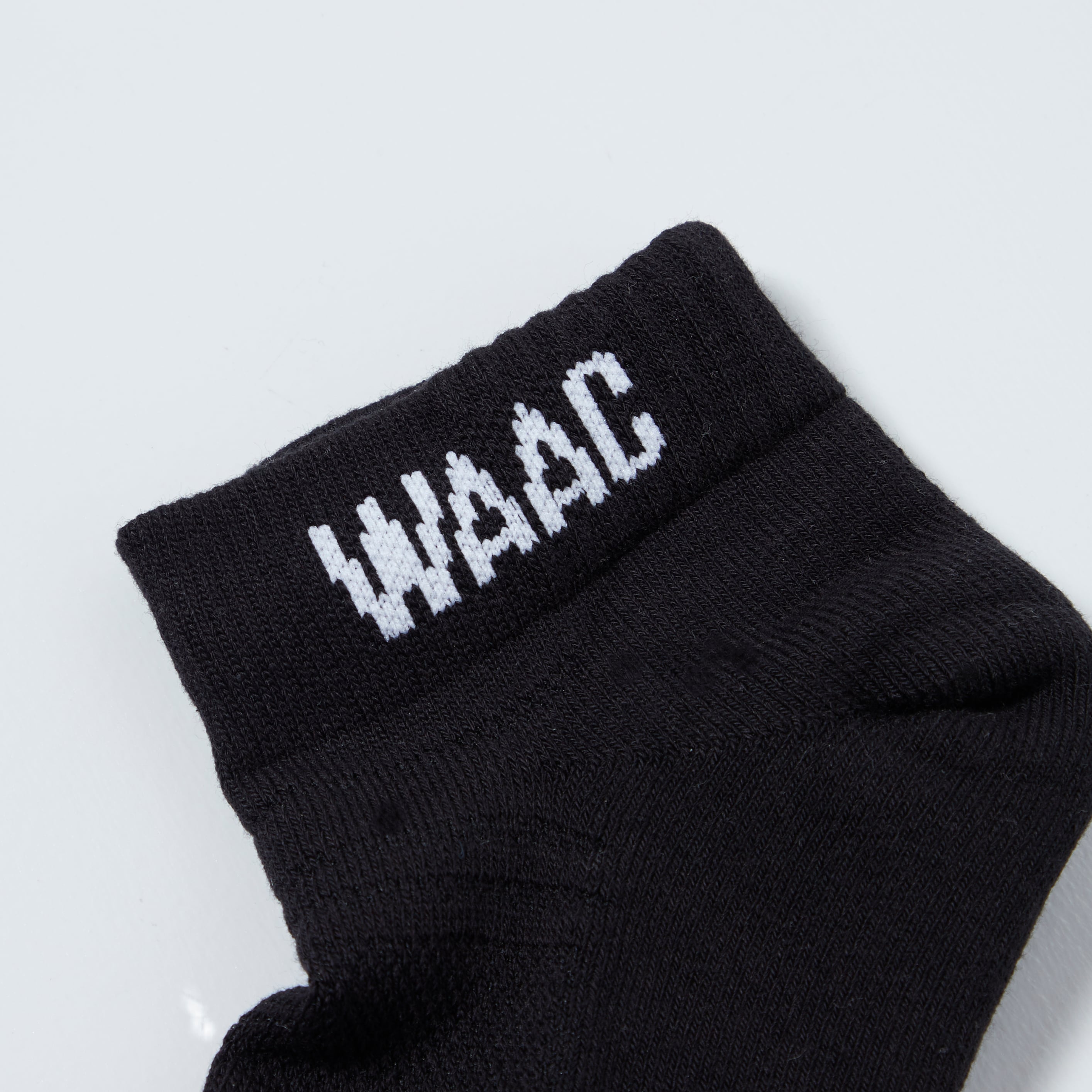 WOMEN ヒールプロテクト 3Dショートソックス ブラック