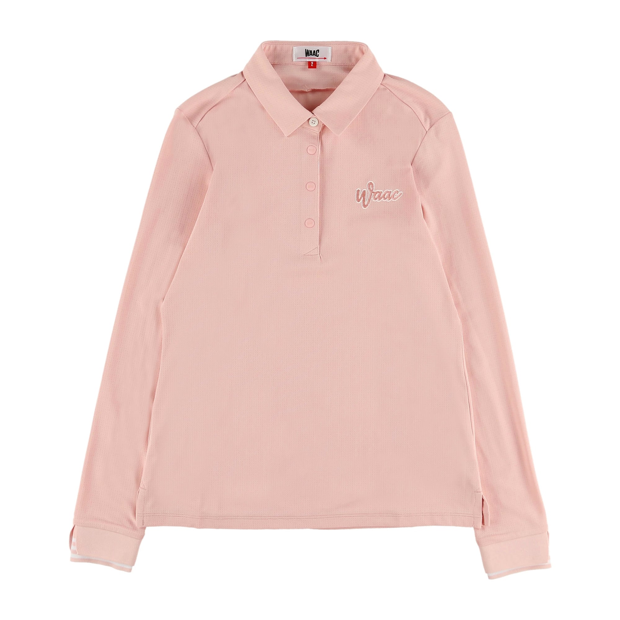 WOMEN ドットメッシュハーフ 長袖シャツ