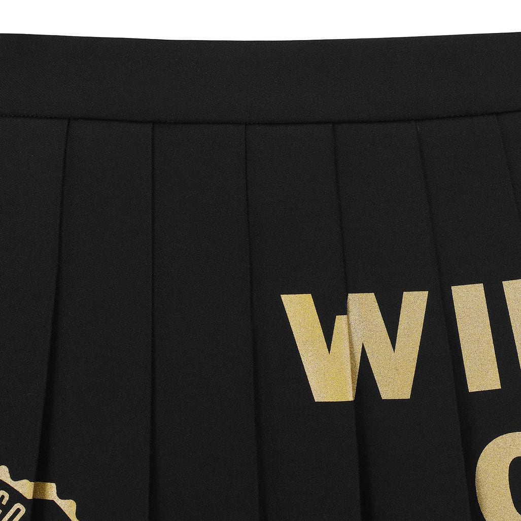 WOMEN ゴールドポイント プリーツキュロットスカート