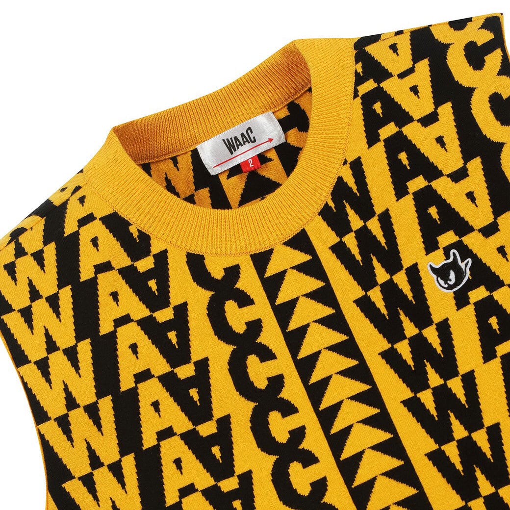 WOMEN WAACロゴニットベスト