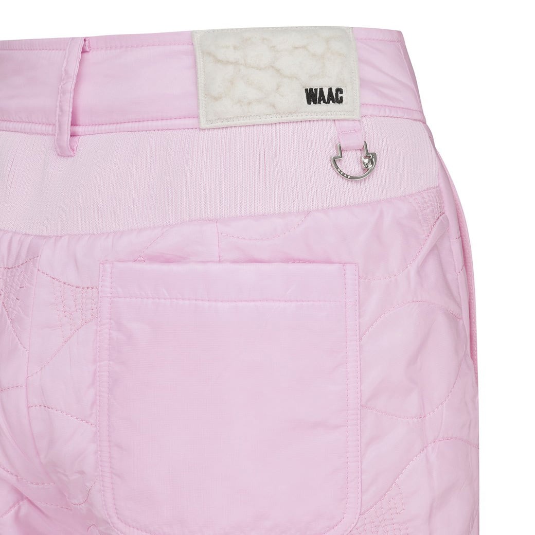 WOMEN パッド入り キルティング ルーズフィットジョガーパンツ