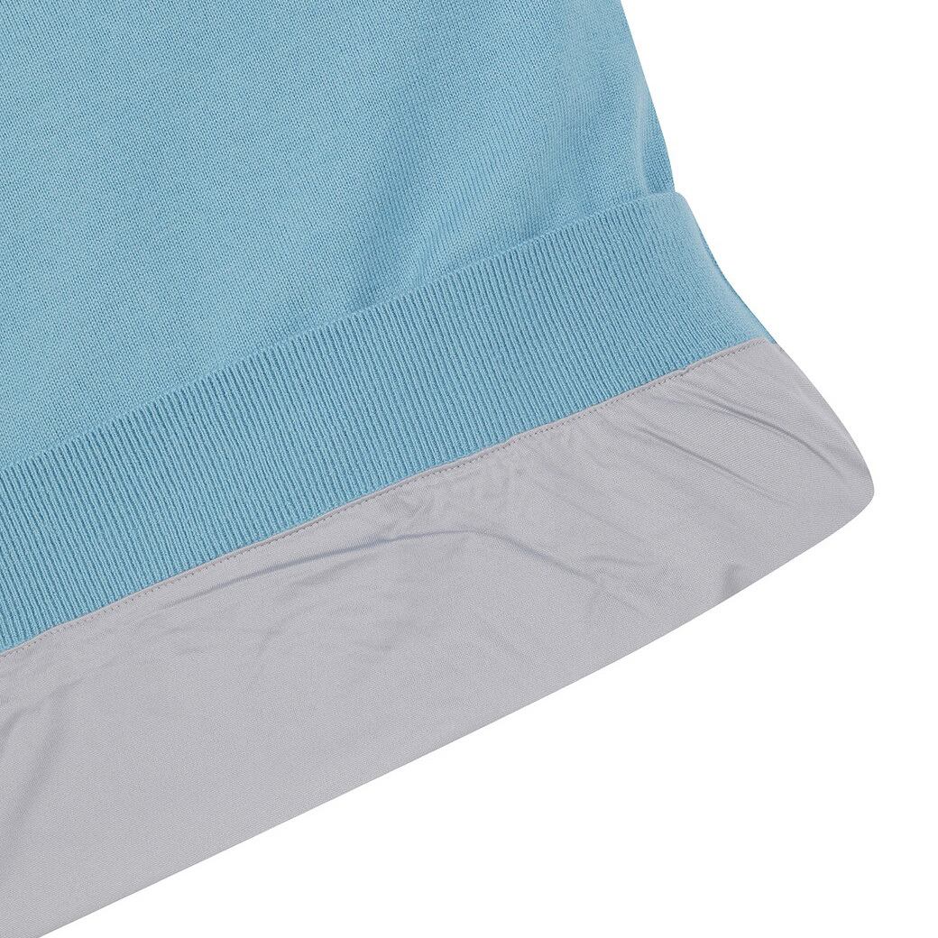 MEN エンボスソリッドセーター ネイビー