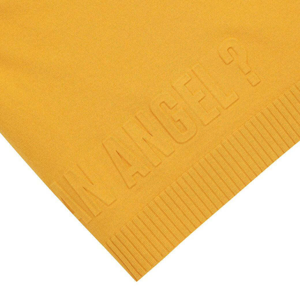 MEN エンボスロゴ ポイントラウンドセーター