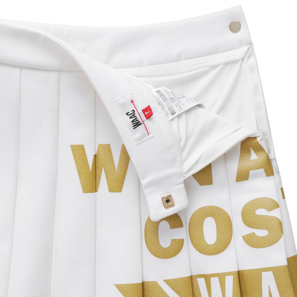 WOMEN ゴールドポイント プリーツキュロットスカート