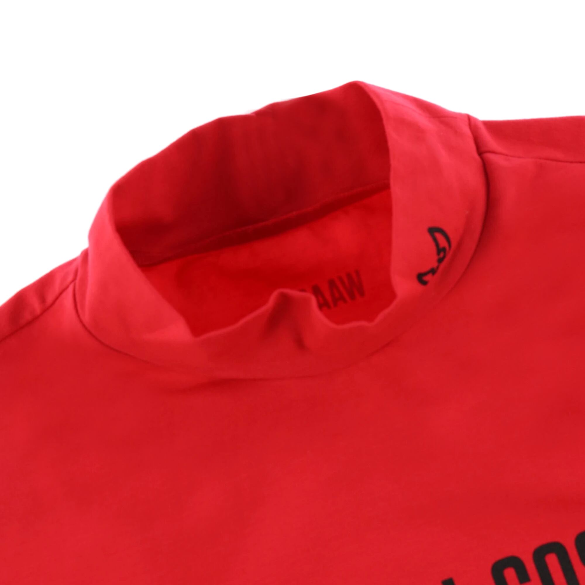 MEN シルケットコットンベア天竺 長袖モックネック