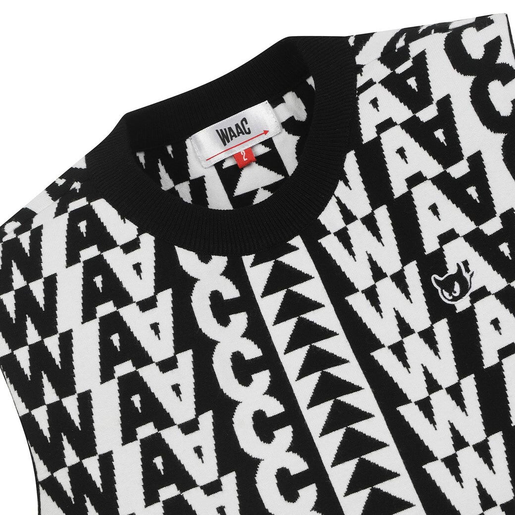 WOMEN WAACロゴニットベスト