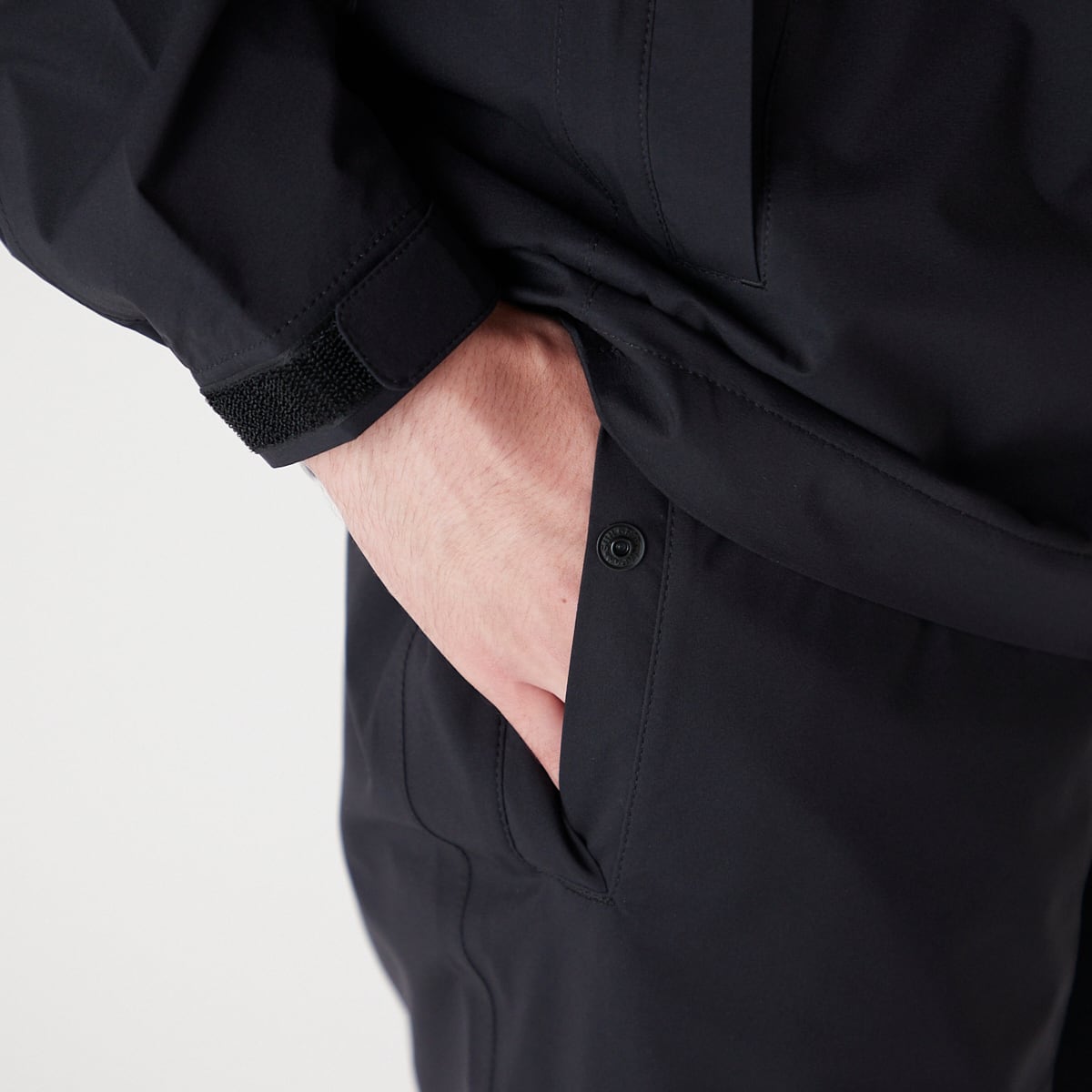 【機能性素材】MENS レインウェア ブラック/072222110