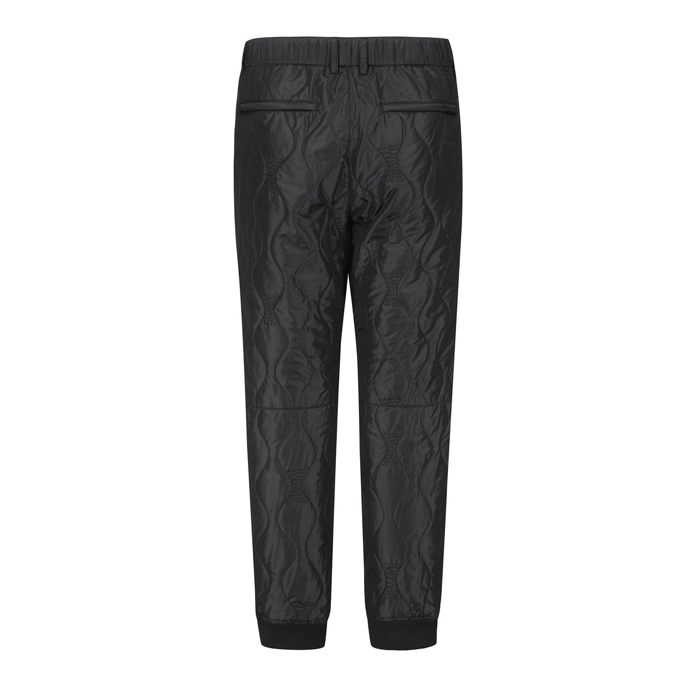 MEN パッド入りクイリングジョガーパンツ ブラック