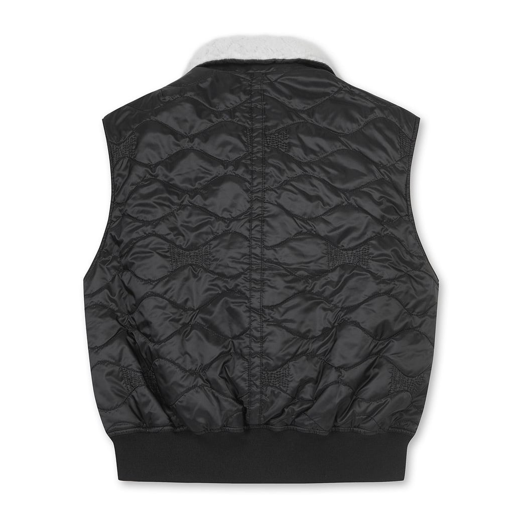 WOMEN キルティングショートベスト
