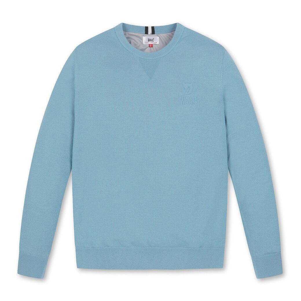 MEN エンボスソリッドセーター