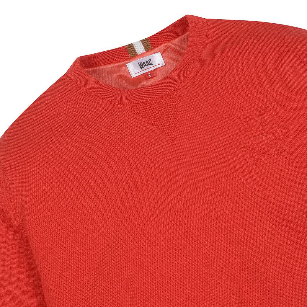 MEN エンボスソリッドセーター