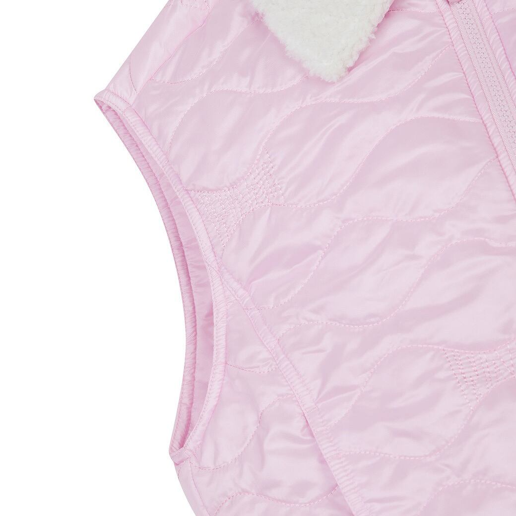 WOMEN キルティングショートベスト