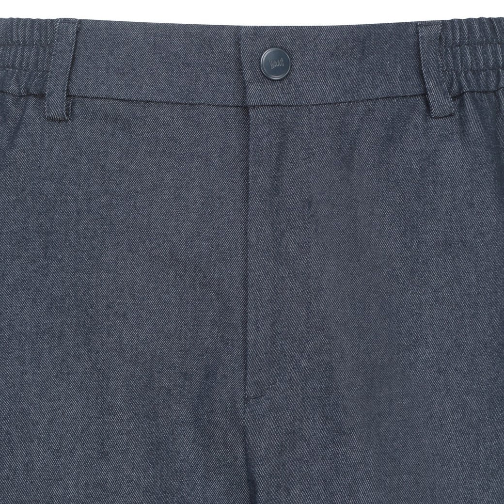 MEN コットンデニムショートパンツ インディゴブルー