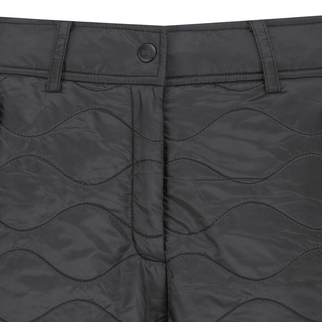 WOMEN パッド入り キルティング ルーズフィットジョガーパンツ