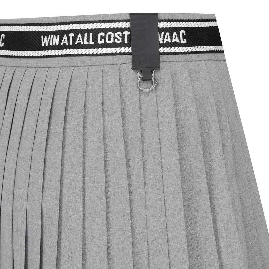 WOMEN バントプリーツキュロットスカート グレー