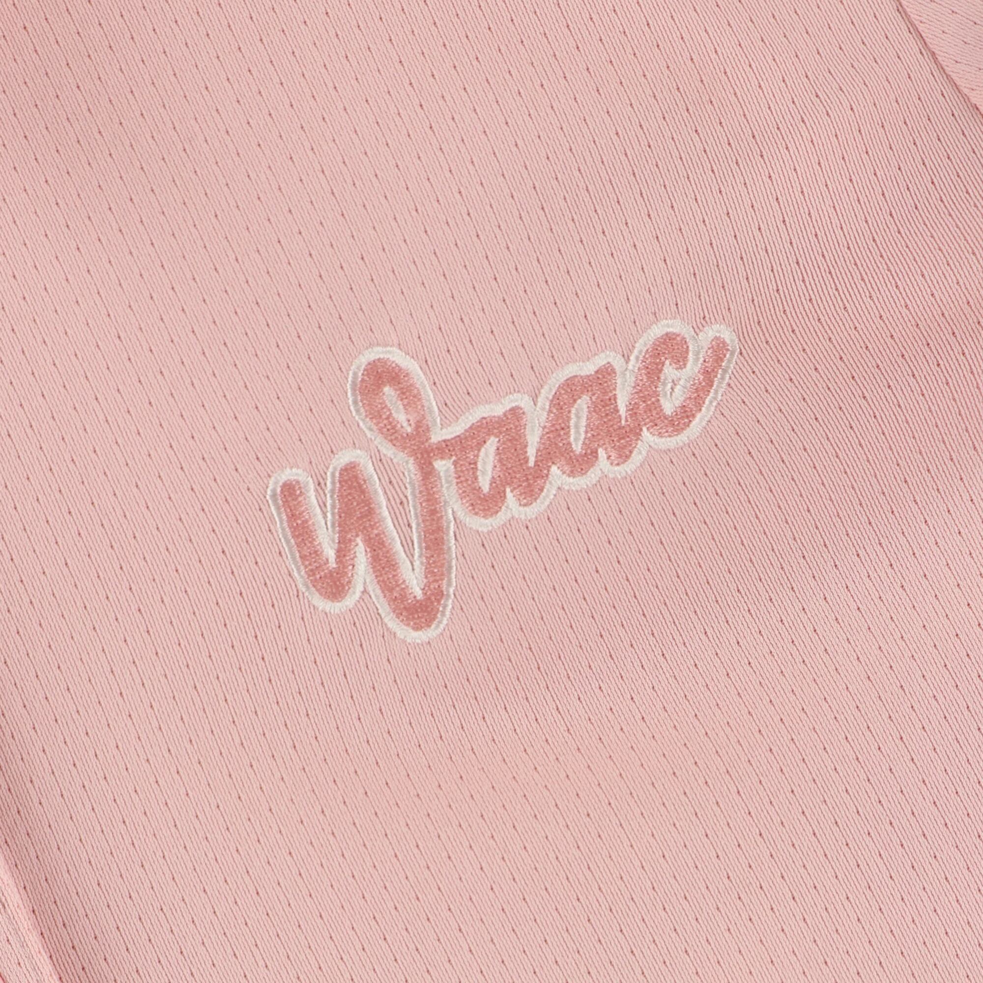 WOMEN ドットメッシュハーフ 長袖シャツ マスタード