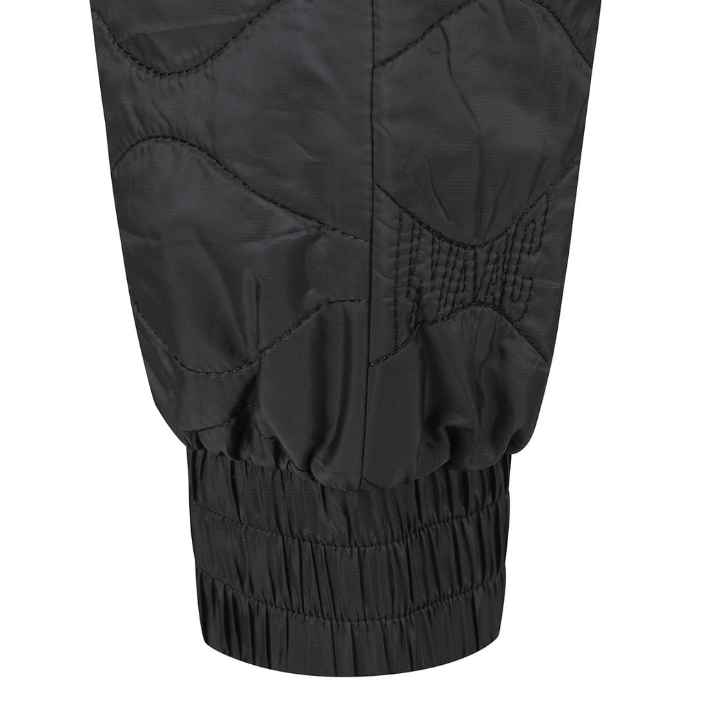 WOMEN パッド入り キルティング ルーズフィットジョガーパンツ