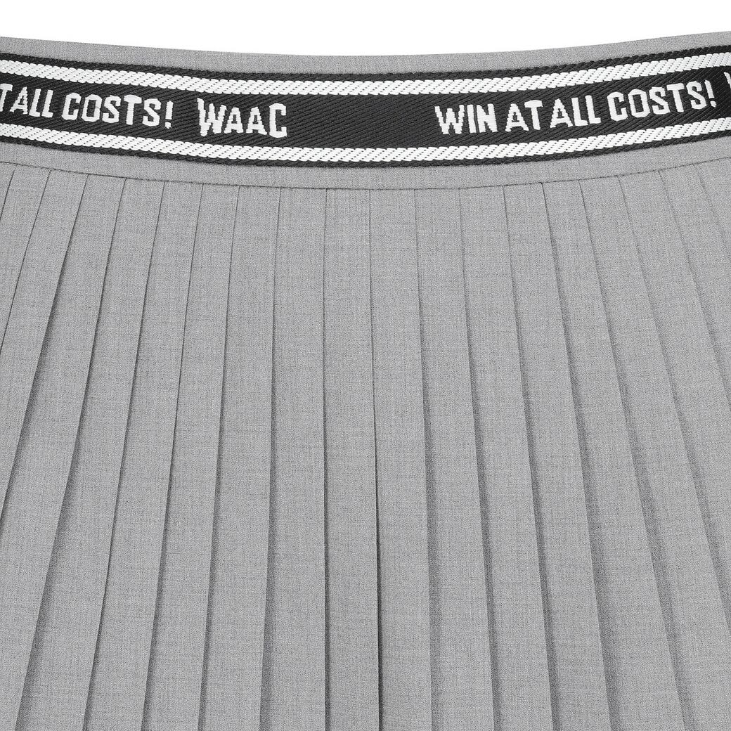 WOMEN バントプリーツキュロットスカート グレー