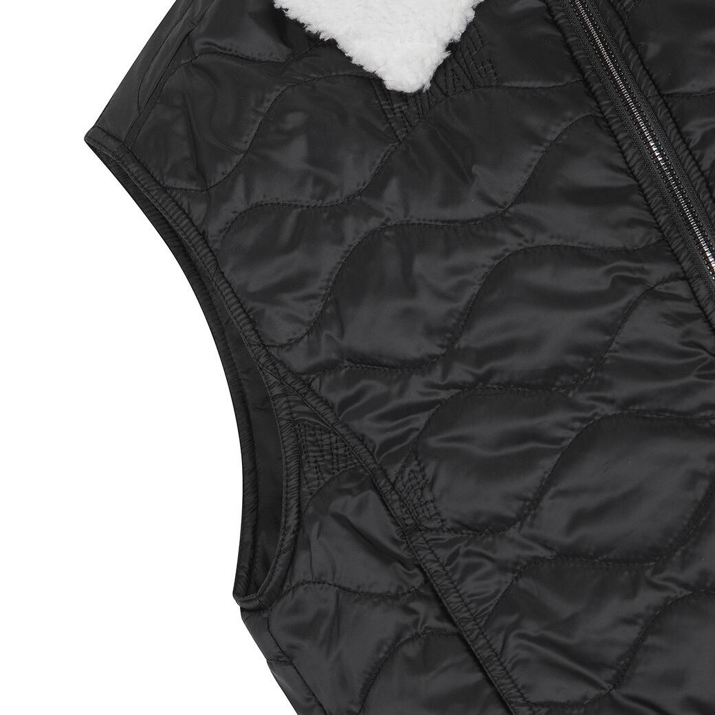 WOMEN キルティングショートベスト