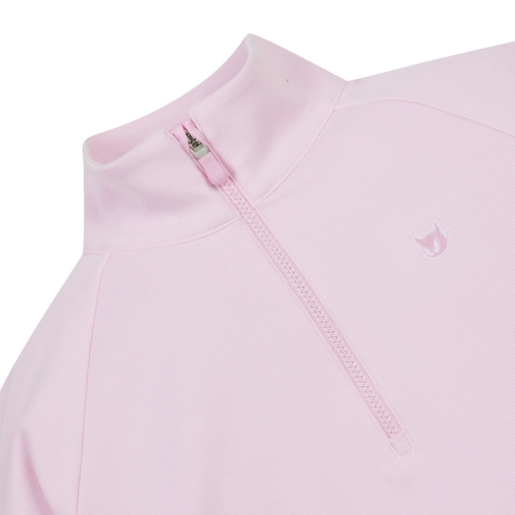 WOMEN ハイブリッドセミジップアップトレーナー