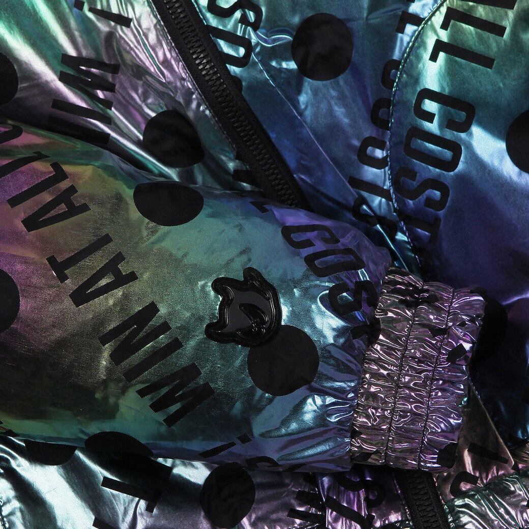 WOMEN オーロラ レタリングブルゾン ブラック