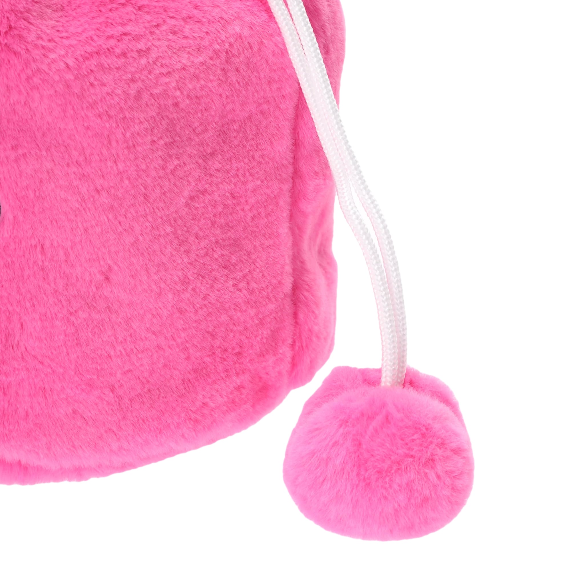 UNISEX FUR ポーチ ピンク