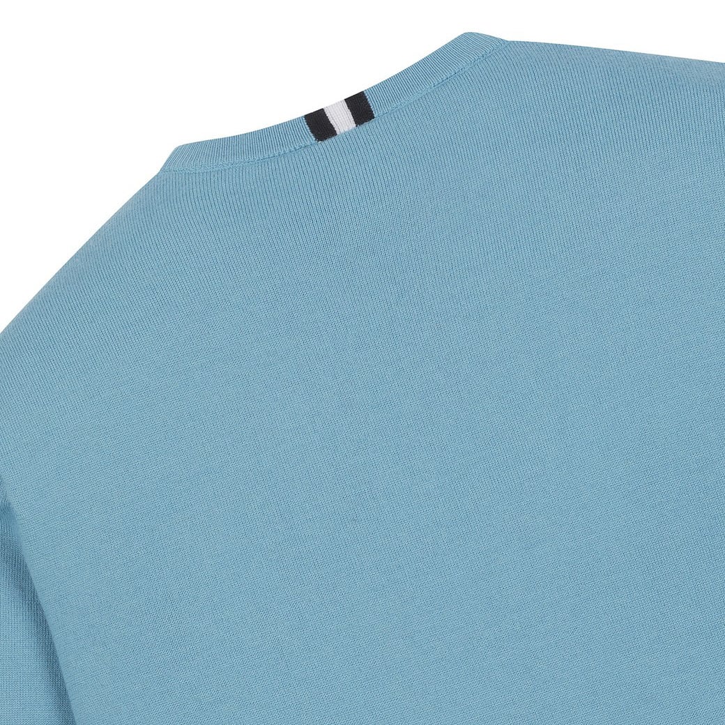 MEN エンボスソリッドセーター ネイビー