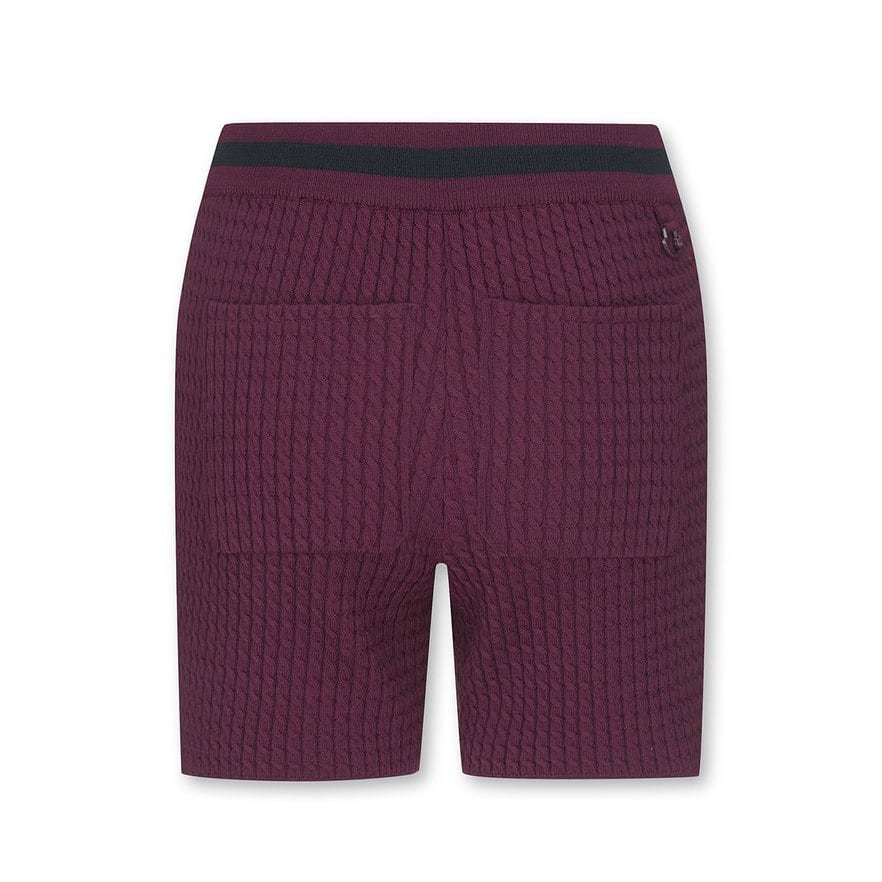 WOMEN ニットショーツ ボルドー