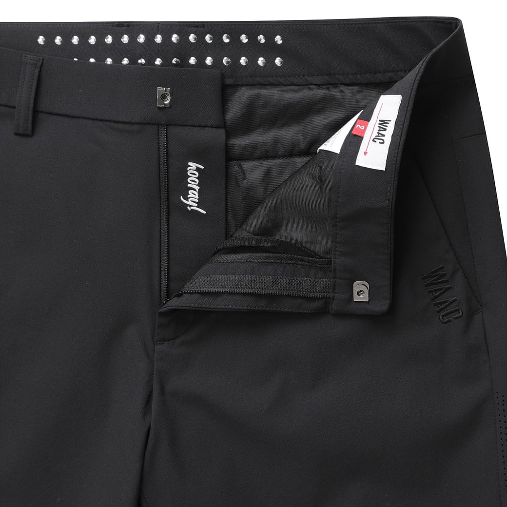 MEN ESSENTIAL スタンダードフィットパンツ ブラック