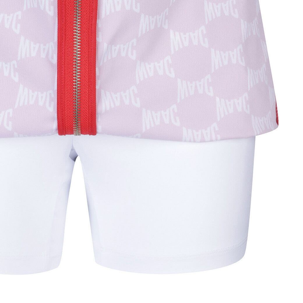 WOMENS ハイウエストWAACロゴスカート レッド /072322370