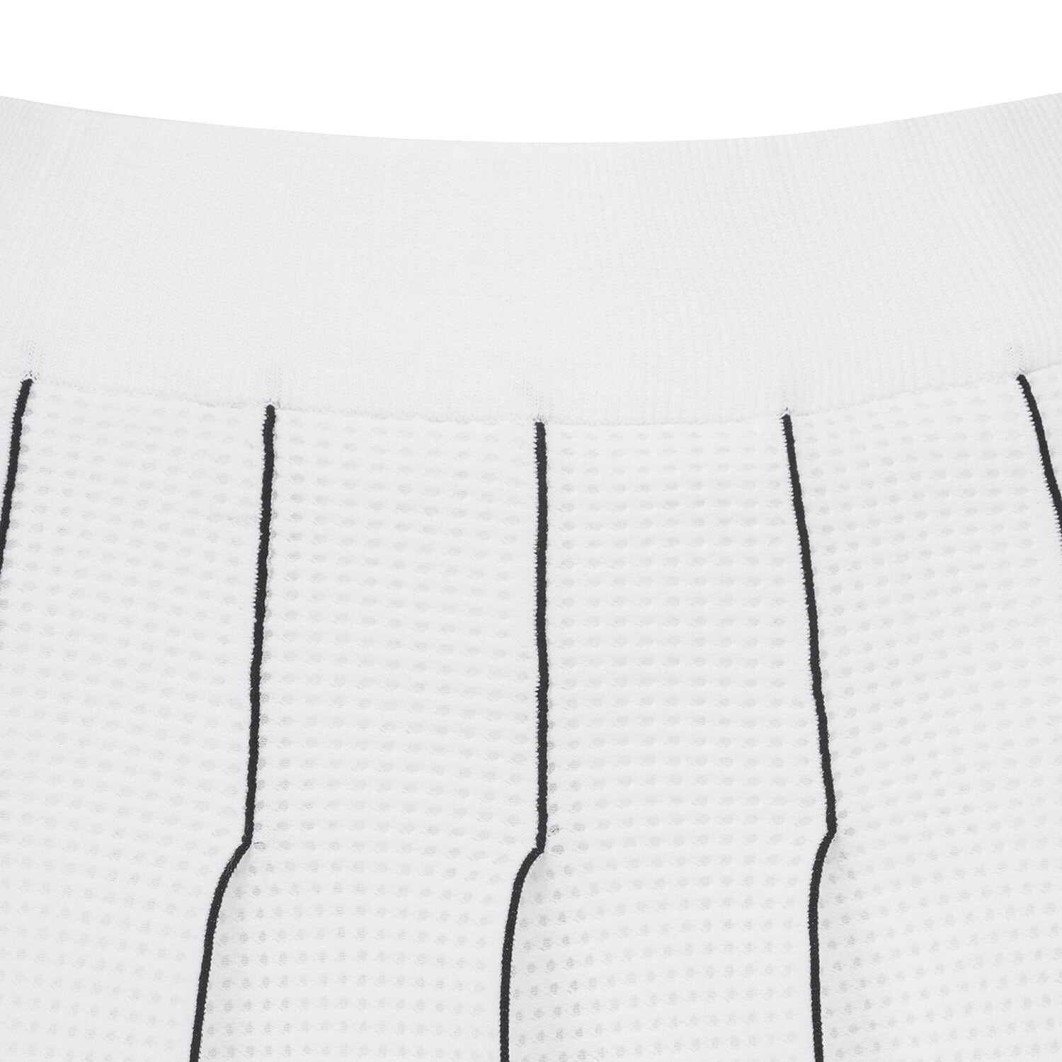 WOMEN 裾レタリングプリーツスカート ホワイト