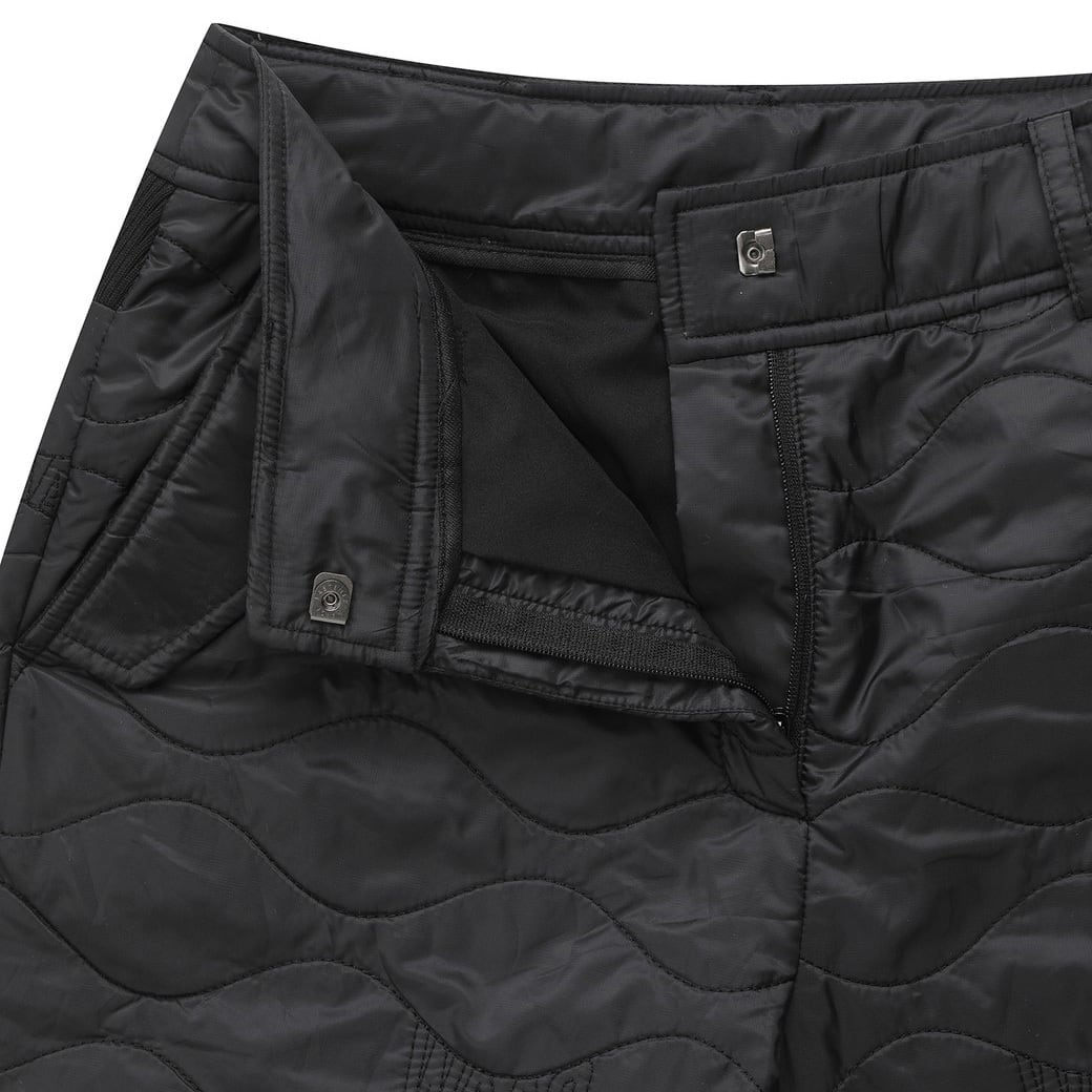 WOMEN パッド入り キルティング ルーズフィットジョガーパンツ