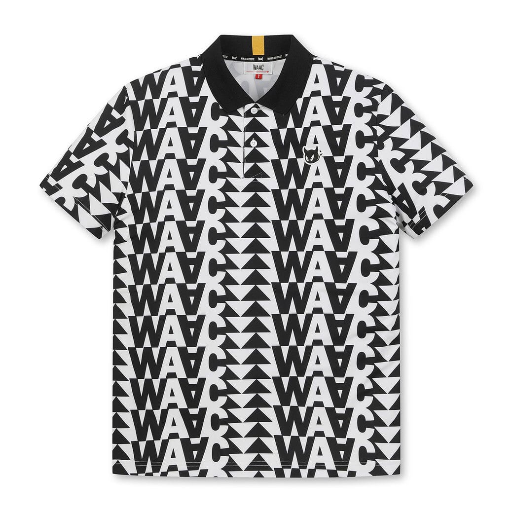 MEN シーズンパターン 半袖ポロシャツ