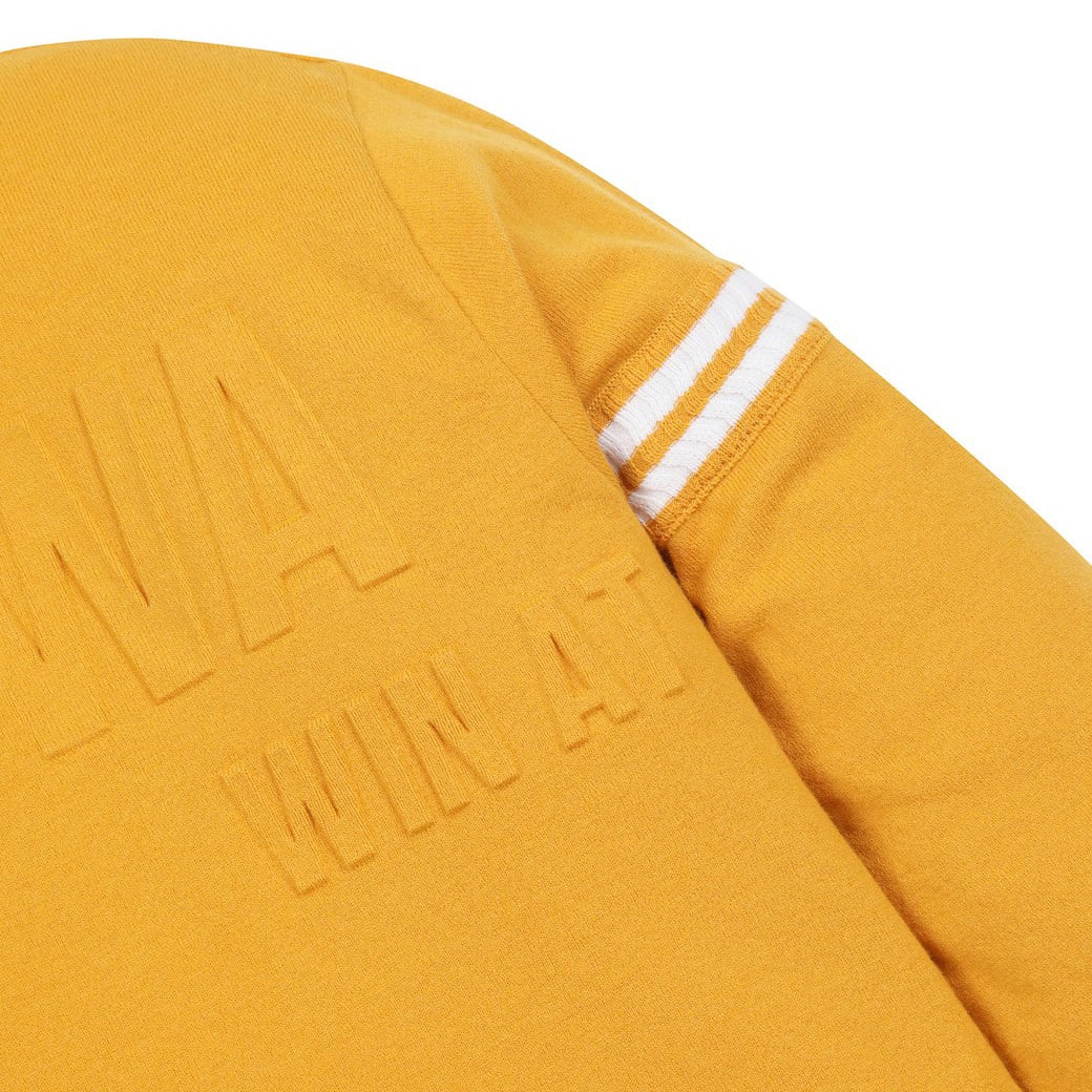 MEN エンボスロゴ ポイントラウンドセーター