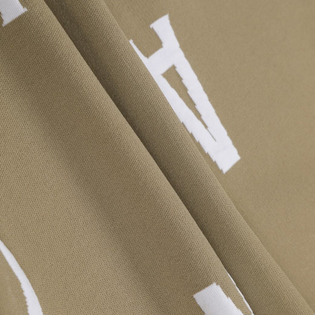 MEN WAACジャガードラウンドセーター ブラウン