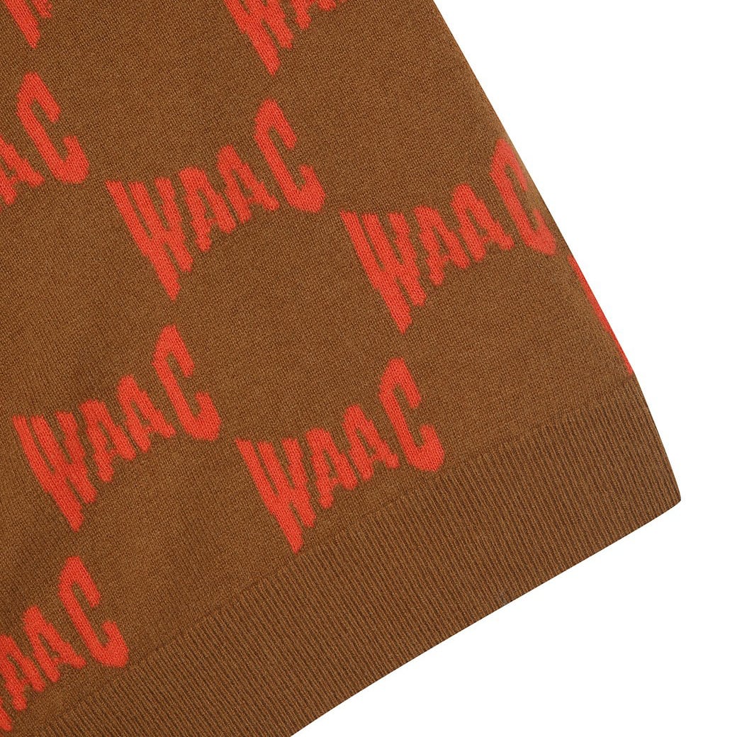 MEN ウール・カシミヤ ロゴジャカードセーター