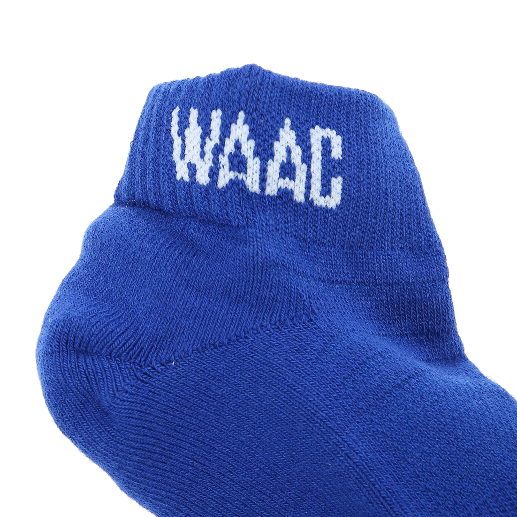 WOMEN ヒールプロテクト 3Dショートソックス ブルー