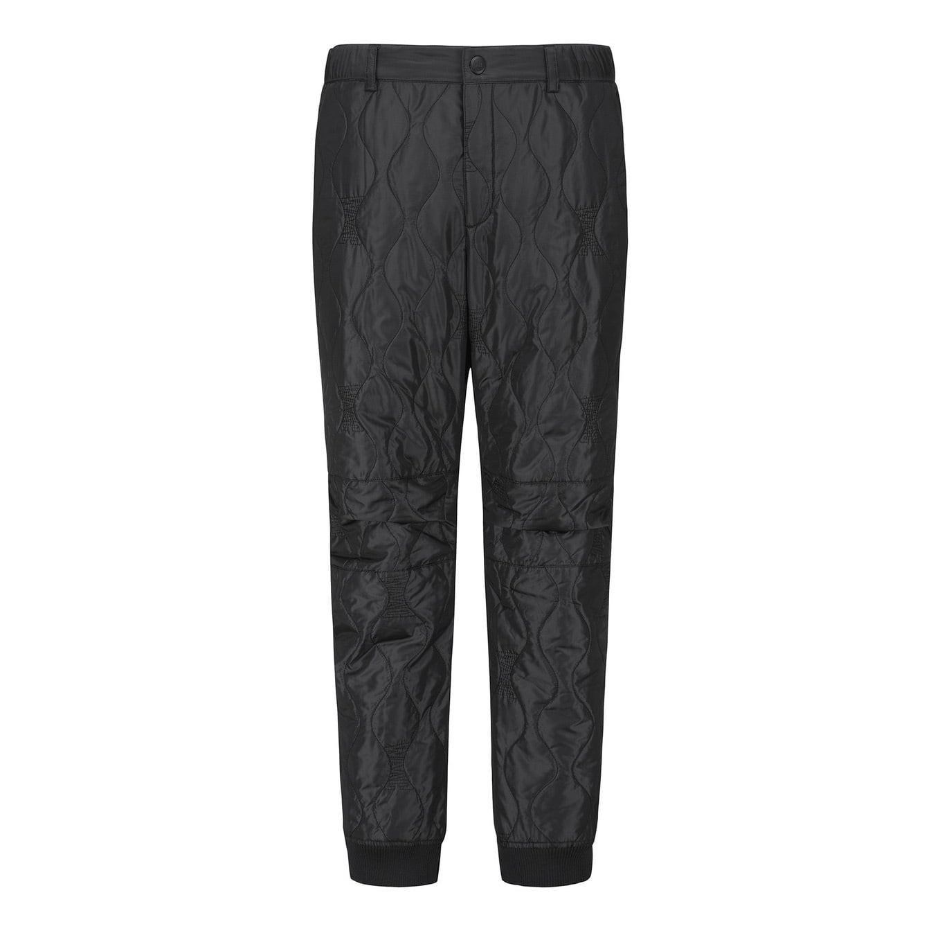 MEN パッド入りクイリングジョガーパンツ ブラック