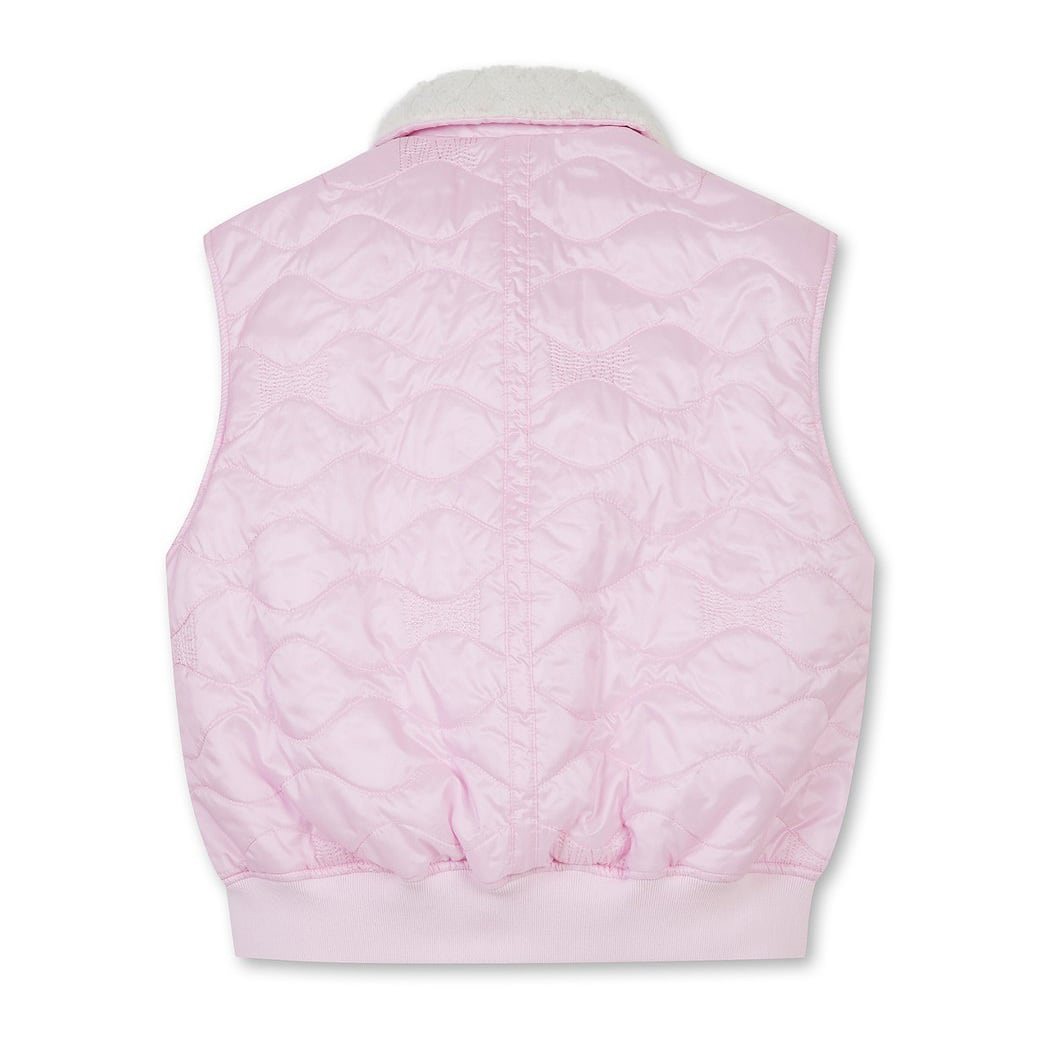 WOMEN キルティングショートベスト