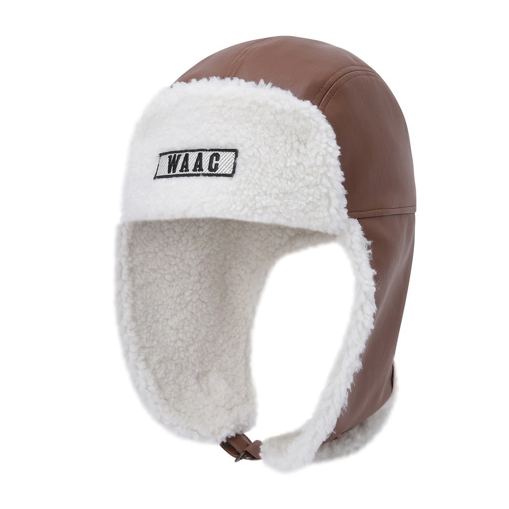 WOMEN フライトキャップ キャメル