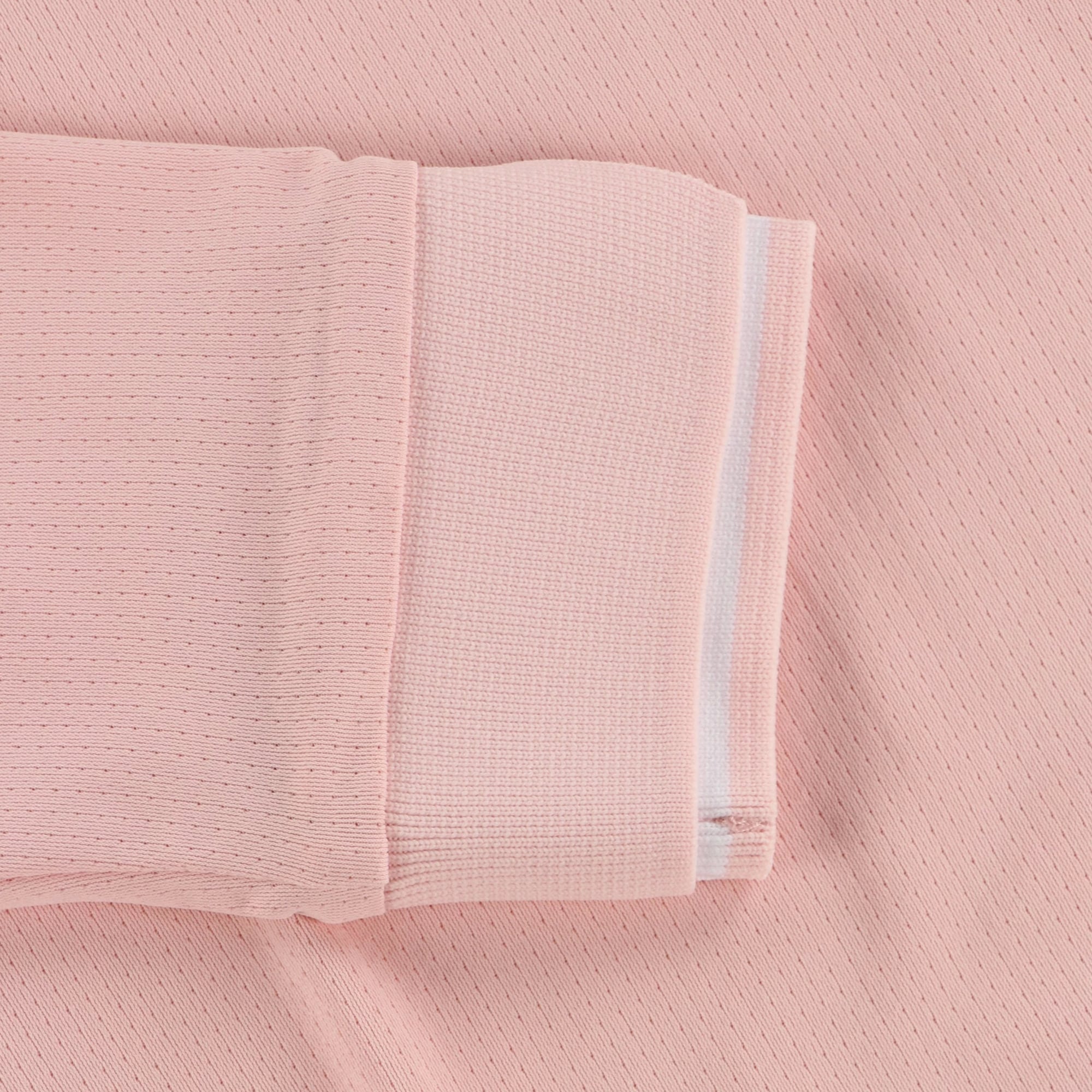 WOMEN ドットメッシュハーフ 長袖シャツ マスタード