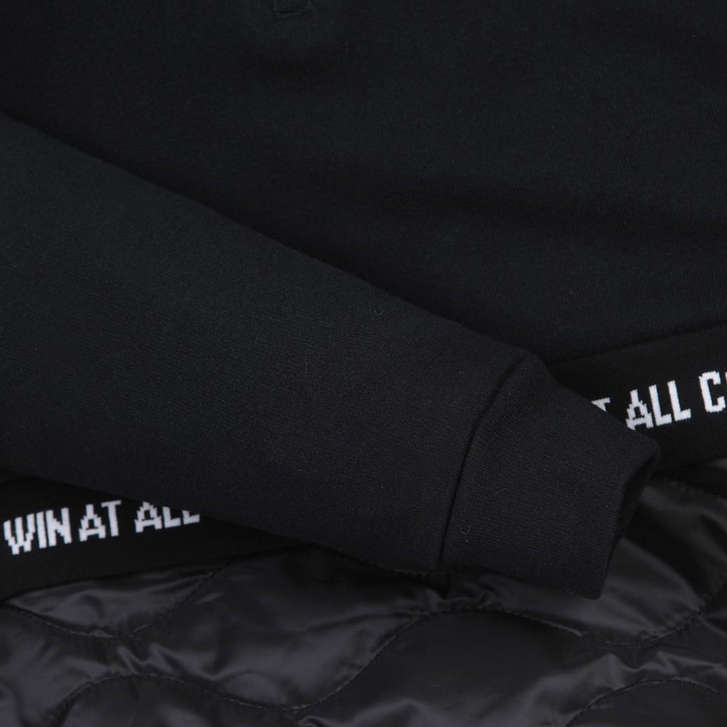 WOMEN ハイブリッドセミジップアップトレーナー